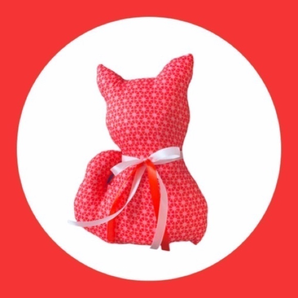 PLUSH KITTEN 🐈‍⬛ HANDMADE-10 INCHES